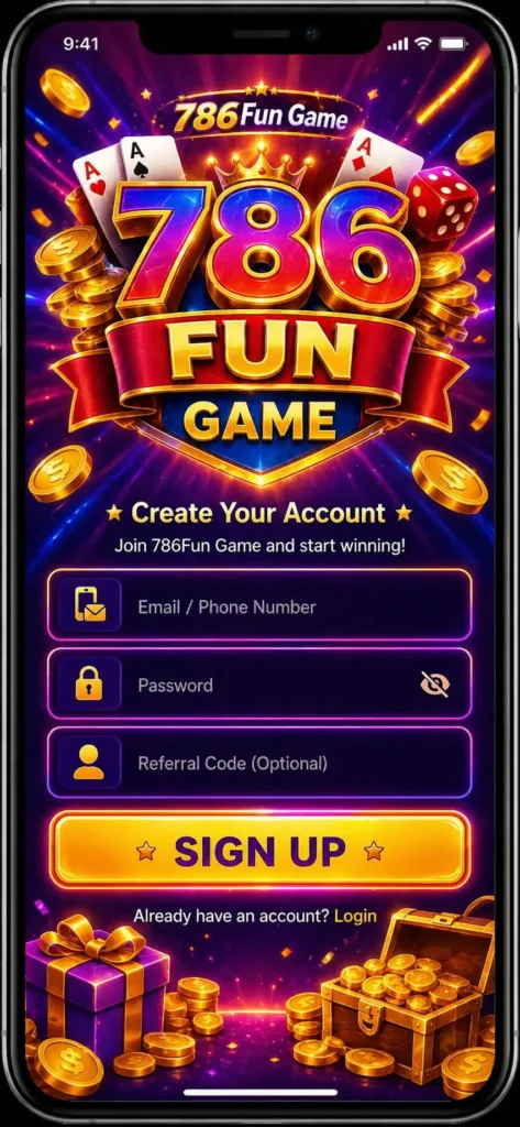 786Fun Game referral bonus
