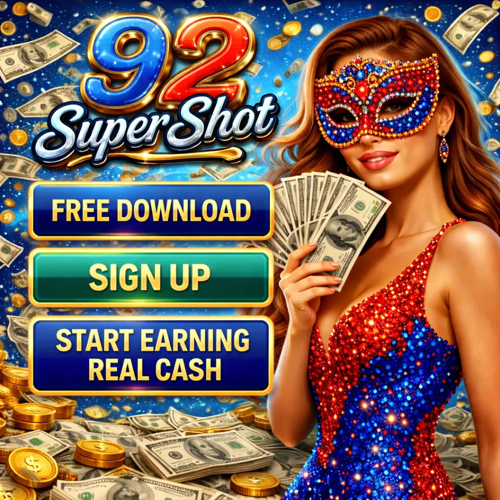 92 Super Shot free download, install and sign up then win unlimited real cash
