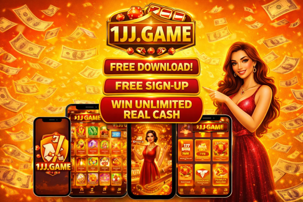 1JJ Game APK download with free welcome bonus and latest style casino games
