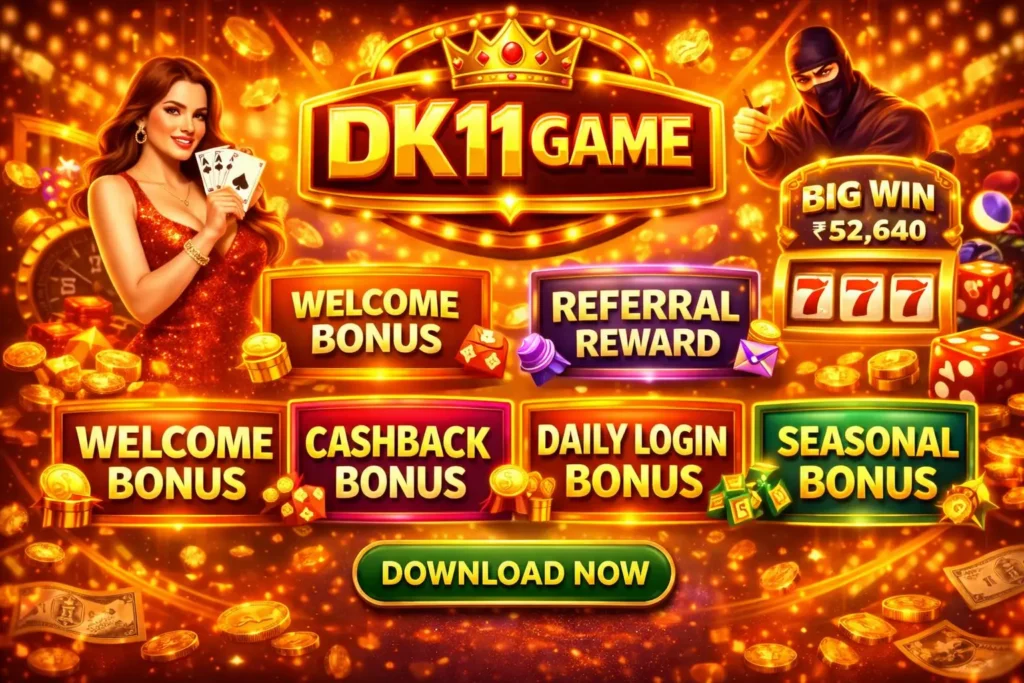 DK11 Game welcome bonus for new  players
