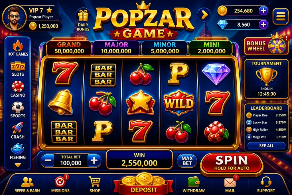 Popzar Game
