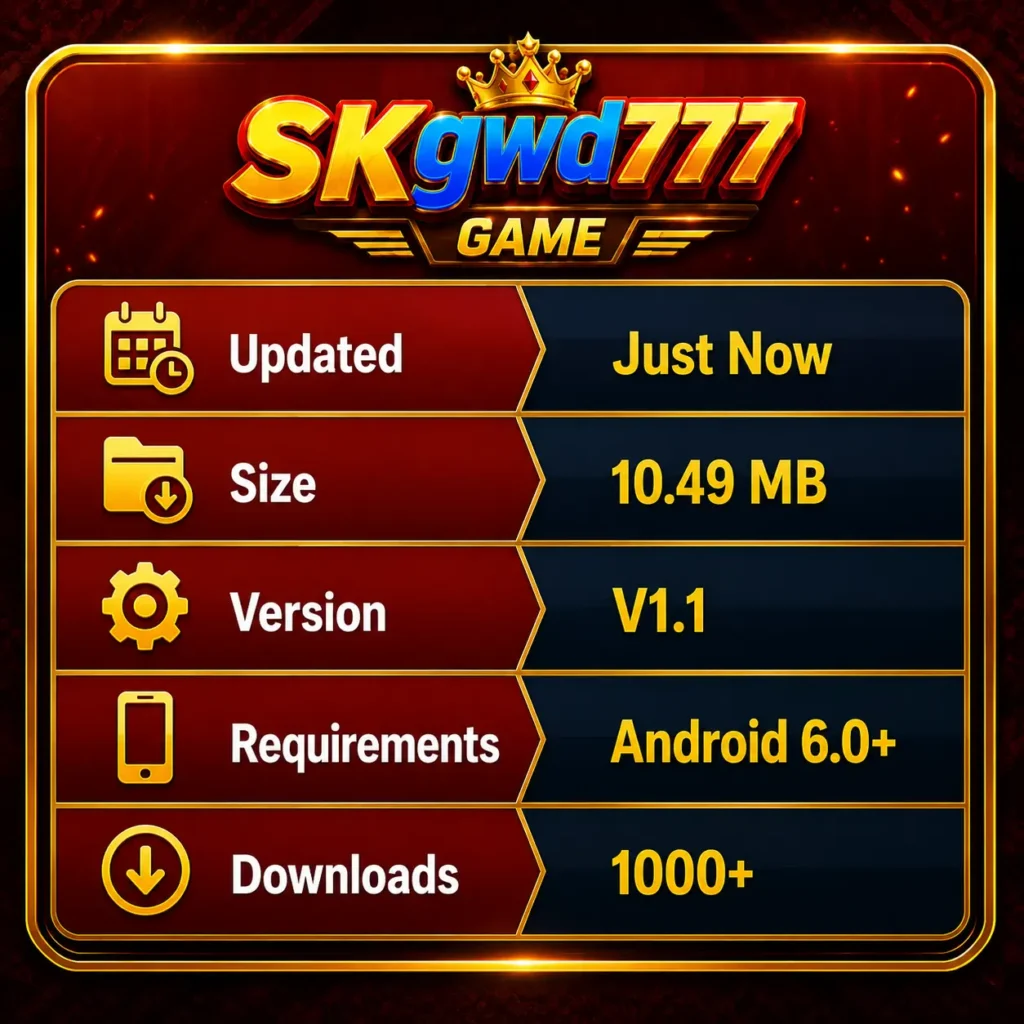SK gwd777 Game APK Free Download | Online Earning Android App 2 SK gwd777 Game