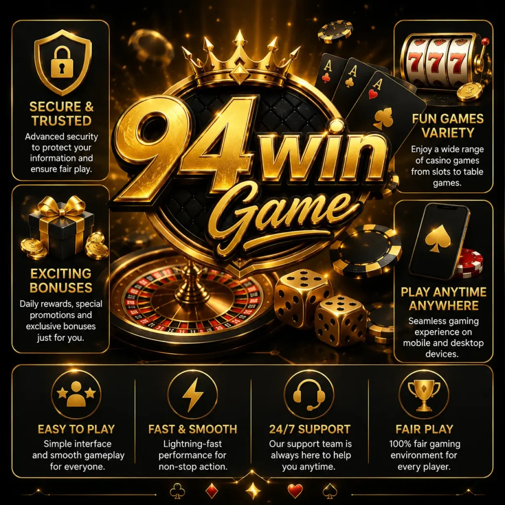 94win Game
Fun Games
Paly Anytime
Secure and Trusted
Exciting Bonuses