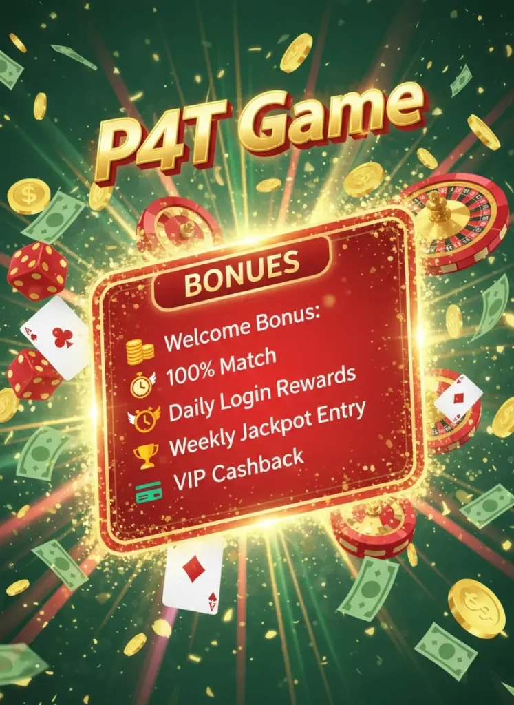 P4T Game Bonuses List
