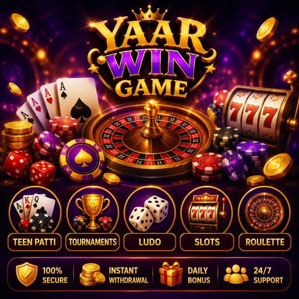 Yaar Win Game 2026
secure
instant withdrawals
daily bonus
24/7 support